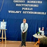 Gminny Konkurs Recytatorski Poezji Wisławy Szymborskiej