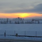 Zimowe krajobrazy w Bziance i okolicy