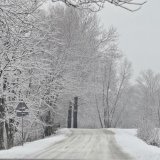 Zimowe krajobrazy w Bziance i okolicy